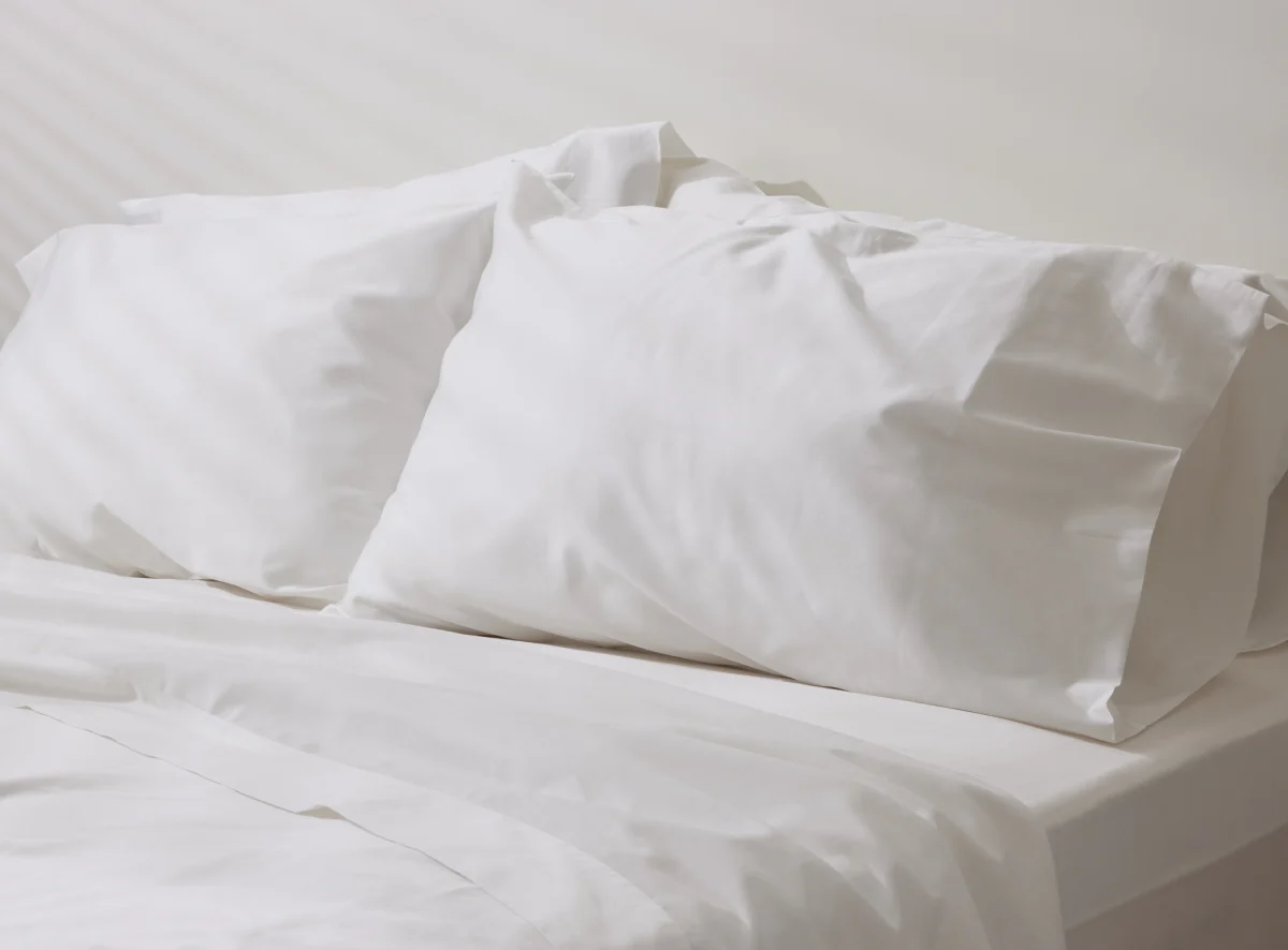 Organic Cotton Pillowcase Set - White