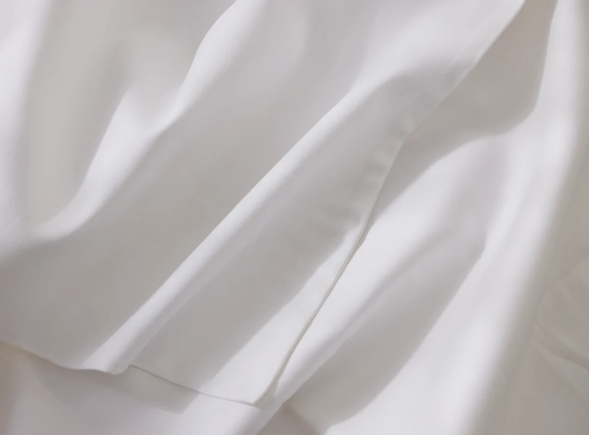 Organic Cotton Pillowcase Set - White thumbnail 4