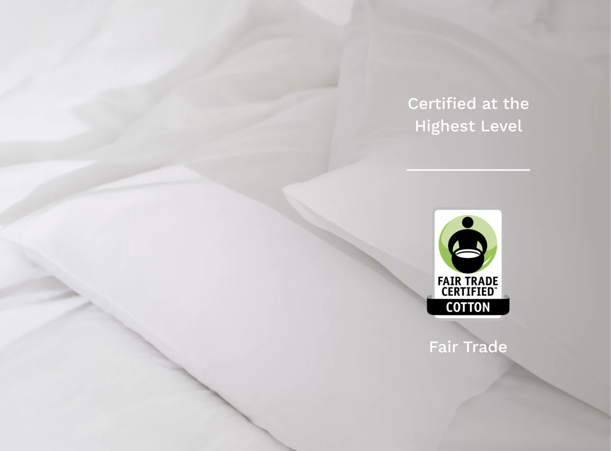 Organic Cotton Pillowcase Set - White thumbnail 5